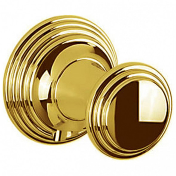 Крючок COLOMBO DESIGN HERMITAGE LC77.HPS одинарный маленький цвет золото