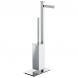 Стойка COLOMBO DESIGN UNITS B9107D.CR напольная с держателем туалетной бумаги и ершиком цвет хром B9107D.CR