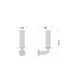 Держатель запасного рулона бумаги COLOMBO DESIGN BASIC B2790 настенный цвет хром B2790.CR