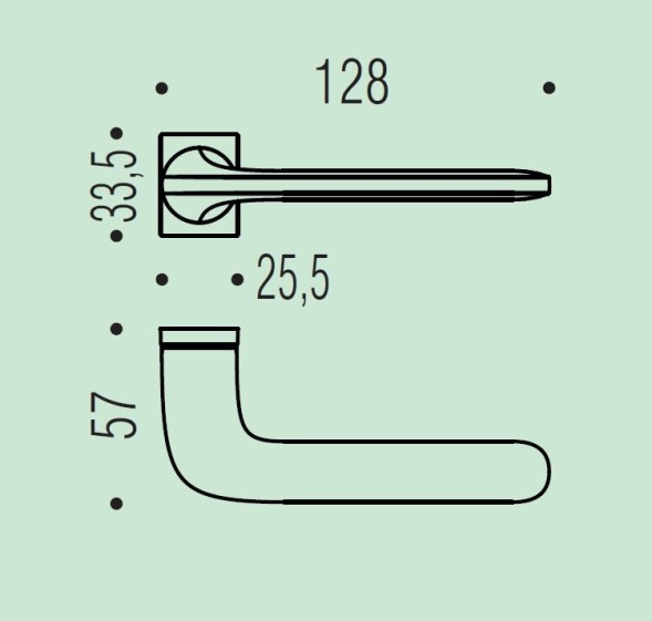 Дверная ручка Colombo Design ROBOQUATTRO S ID51RSB/0 золото матовое