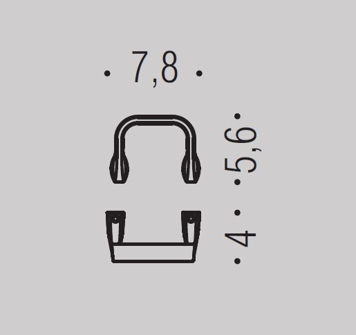 Крючок COLOMBO DESIGN TRENTA PT17 одинарный цвет хром PT17.CR