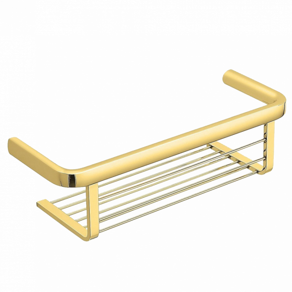 Полочка корзинка COLOMBO DESIGN LULU B6232.HPS одинарная цвет золото B6232.HPS