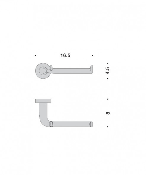 Держатель туалетной бумаги COLOMBO DESIGN BASIC B2708 без крышки цвет хром B2708.CR