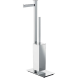 Стойка COLOMBO DESIGN UNITS B9107S.CR напольная с держателем туалетной бумаги и ершиком цвет хром B9107S.CR