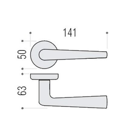 Дверная ручка Colombo ROBOTRE CD91RSB бронза CD91RSB.BR