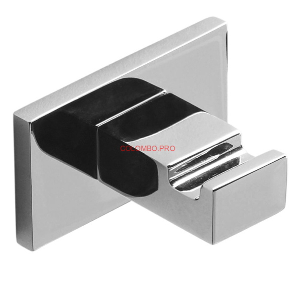 Крючок COLOMBO DESIGN LOOK LC27 одинарный цвет хром LC27.CR