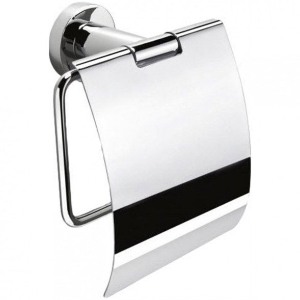 Держатель туалетной бумаги COLOMBO DESIGN BASIC B2791 с крышкой цвет хром B2791.CR