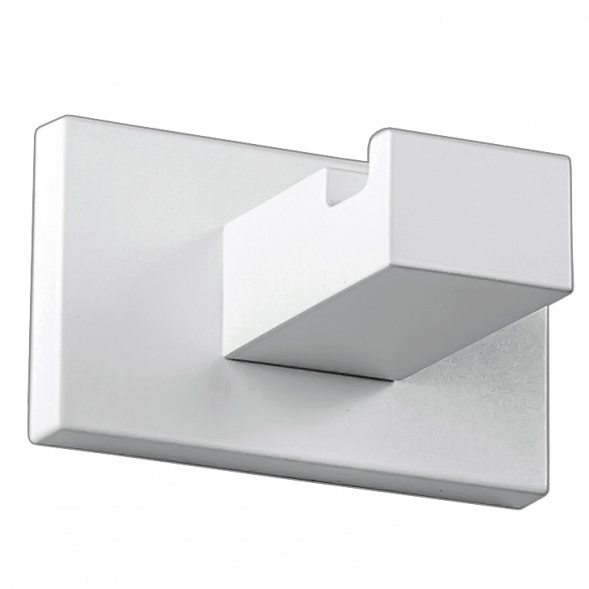 Крючок COLOMBO DESIGN LOOK LC27.BM одинарный цвет белый матовый