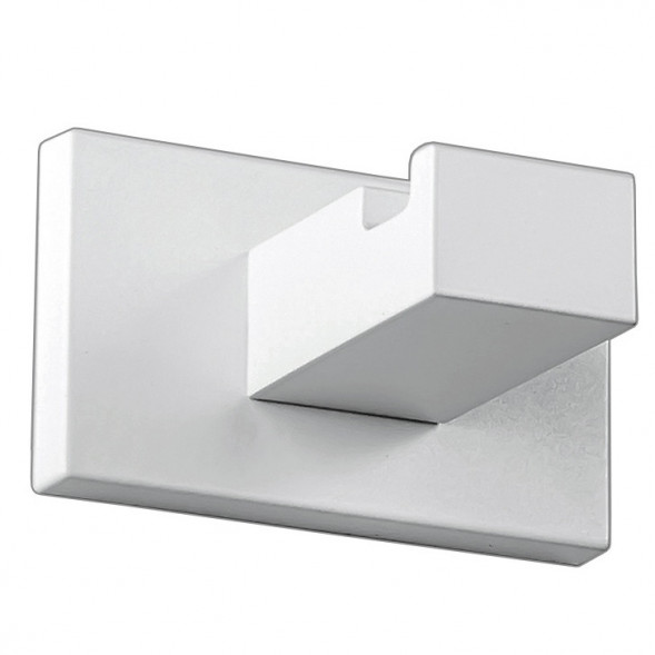 Крючок COLOMBO DESIGN LOOK LC27.BM одинарный цвет белый матовый