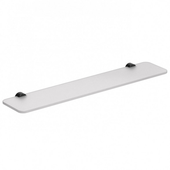 Полочка COLOMBO DESIGN PLUS W4916.NM стеклянная цвет черный матовый W4916.NM