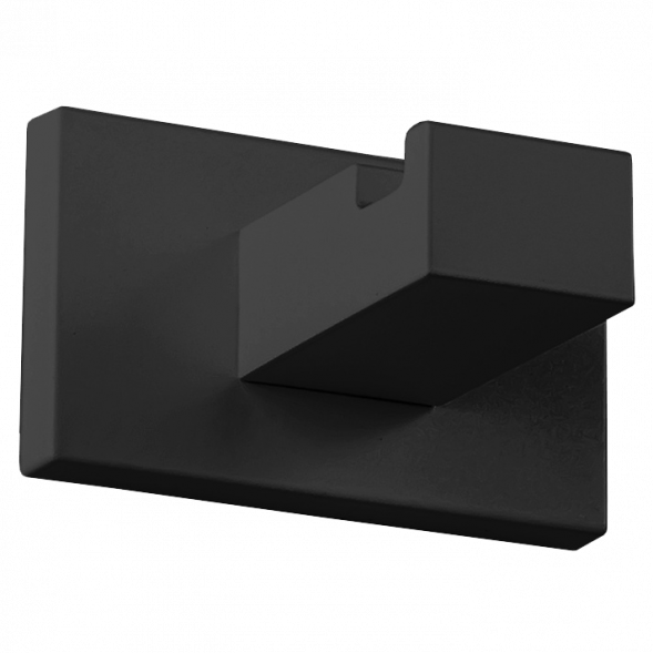 Крючок COLOMBO DESIGN LOOK LC27.NM одинарный цвет черный матовый