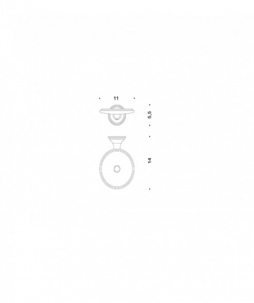 Мыльница COLOMBO DESIGN HERMITAGE B3301 настенная цвет хром B3301.CR