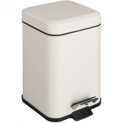 Ведро COLOMBO DESIGN COMPLEMENTI B9210.BM напольное с крышкой с педалью 3 л цвет белый матовый