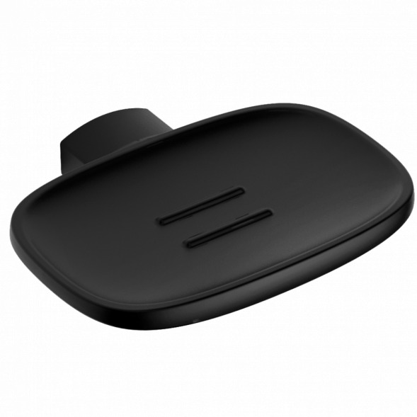 Мыльница COLOMBO DESIGN TRENTA B3001.NM настенная цвет черный матовый B3001.NM