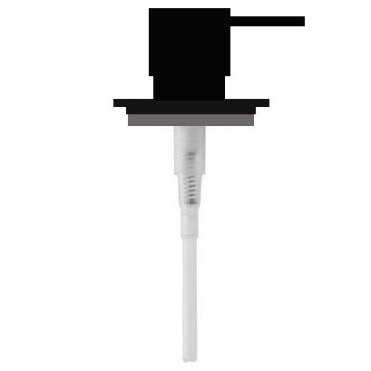 Помпа с дозатором COLOMBO DESIGN PLUS W4953.NM Запасная часть цвет черный матовый