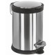 Ведро COLOMBO DESIGN COMPLEMENTI B9212 напольное с крышкой с педалью 3 л цвет нержавеющая сталь B9212.IS