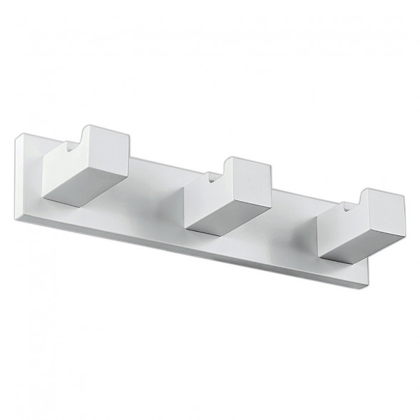 Крючок COLOMBO DESIGN LOOK LC37.BM тройной цвет белый матовый