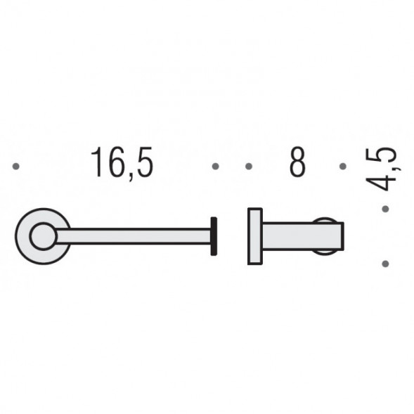 Держатель туалетной бумаги COLOMBO DESIGN PLUS W4908 без крышки цвет хром W4908.CR