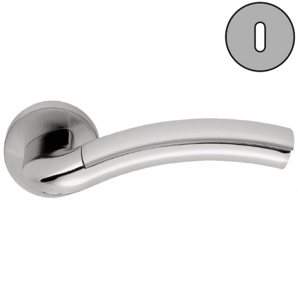 Дверная ручка Colombo MILLA LC31R хром/хром матовый LC31R.CM