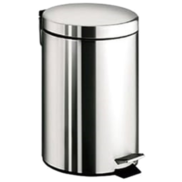 Ведро COLOMBO DESIGN COMPLEMENTI B9962 напольное с крышкой с педалью 3 л цвет нержавеющая сталь B9962.CR