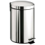 Ведро COLOMBO DESIGN COMPLEMENTI B9962 напольное с крышкой с педалью 3 л цвет нержавеющая сталь