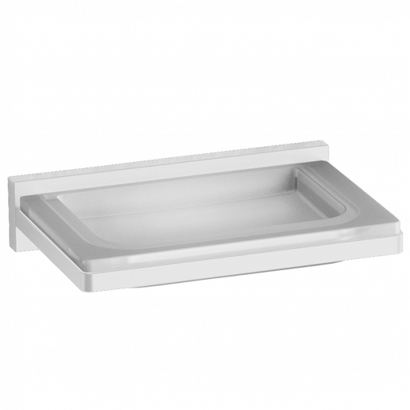 Мыльница COLOMBO DESIGN LOOK B1601.BM настенная цвет белый матовый B1601.BM