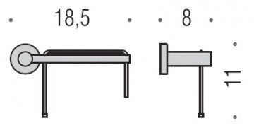 Держатель туалетной бумаги COLOMBO DESIGN PLUS W4908.NM без крышки цвет черный матовый