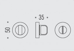 Фиксатор сантехнический Colombo Rosetta CD49 BZGG хром матовый