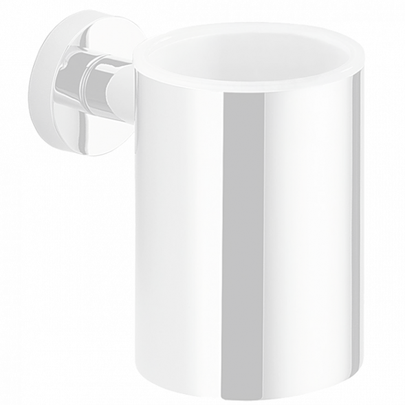 Стакан COLOMBO DESIGN PLUS W4902.BM настенный цвет белый матовый