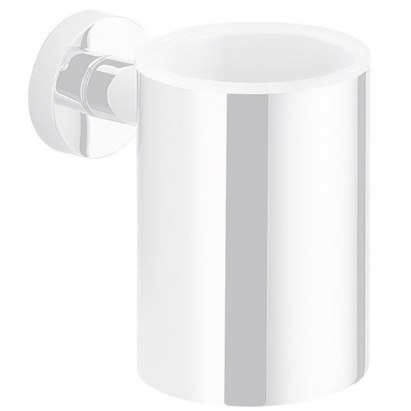 Стакан COLOMBO DESIGN PLUS W4902.BM настенный цвет белый матовый