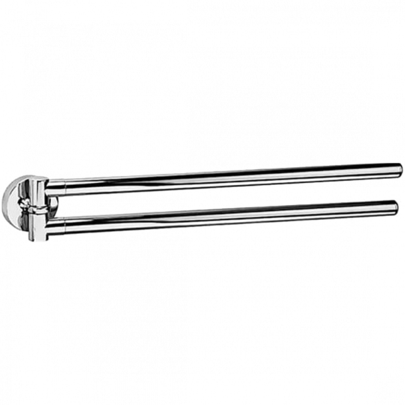 Полотенцедержатель COLOMBO DESIGN BASIC B2712 двойной поворотный цвет хром B2712.CR