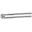 Полотенцедержатель COLOMBO DESIGN BASIC B2712 двойной поворотный цвет хром