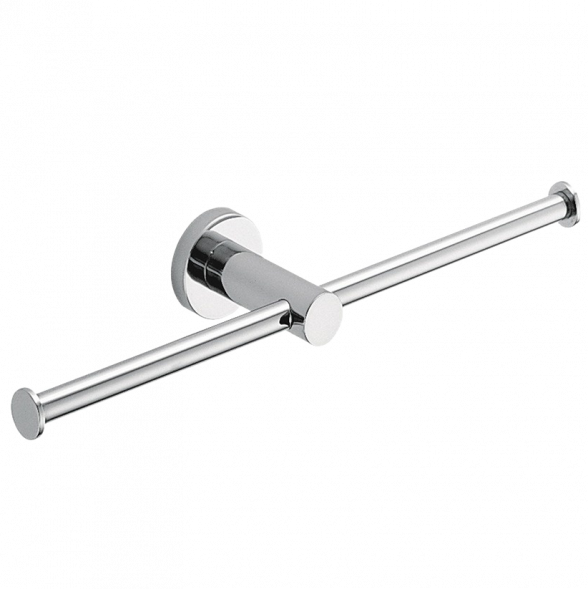 Держатель туалетной бумаги COLOMBO DESIGN PLUS W4990 двойной без крышки цвет хром W4990.CR