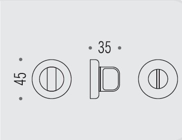 Фиксатор сантехнический Colombo Rosetta CD69 BZGG античная бронза