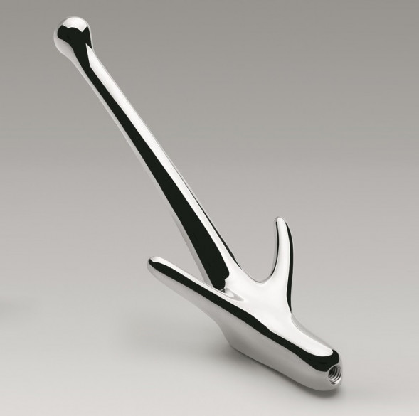 Крючок COLOMBO DESIGN HOOK 2 AM27 тройной цвет хром AM27.CR