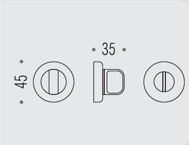 Фиксатор сантехнический Colombo Rosetta CD69 BZGG античная латунь