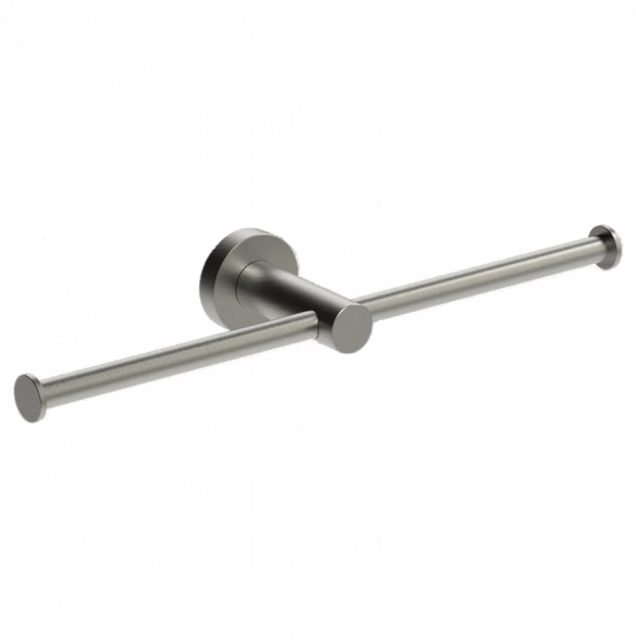 Держатель туалетной бумаги COLOMBO DESIGN PLUS W4990.HPS1 двойной без крышки цвет нержавеющая сталь