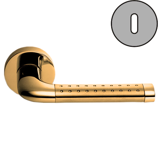 Дверная ручка Colombo TAILLA LC51R золото/золото матовое ID411.OL/OM