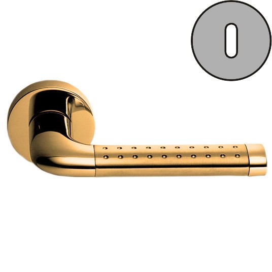 Дверная ручка Colombo TAILLA LC51R золото/золото матовое ID411.OL/OM