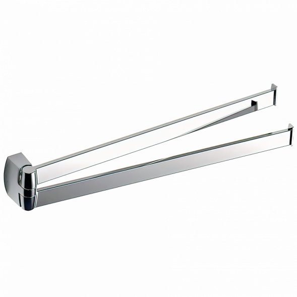 Полотенцедержатель COLOMBO DESIGN TRENTA B3012 двойной цвет хром B3012.CR