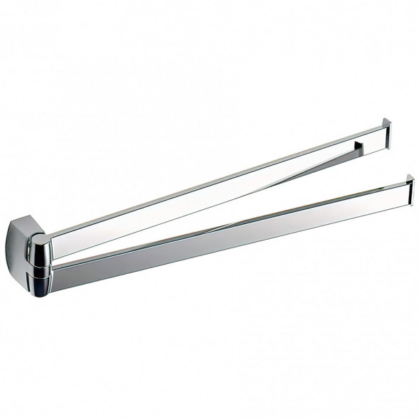 Полотенцедержатель COLOMBO DESIGN TRENTA B3012 двойной цвет хром B3012.CR