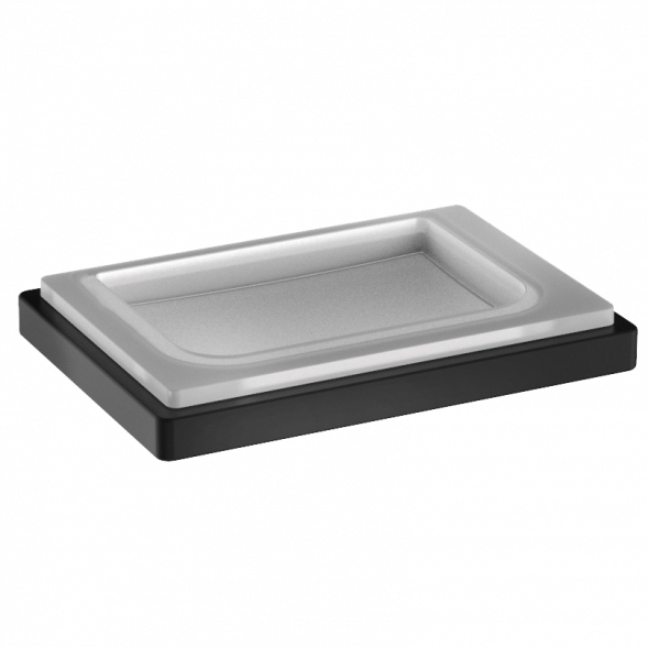 Мыльница COLOMBO DESIGN LOOK B1640.NM настольная цвет черный матовый