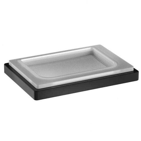 Мыльница COLOMBO DESIGN LOOK B1640.NM настольная цвет черный матовый