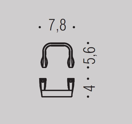 Крючок COLOMBO DESIGN TRENTA PT27.GM одинарный графит матовый