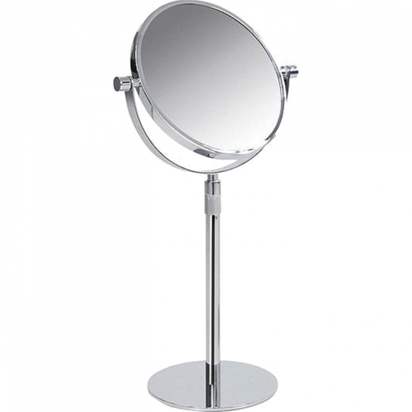 Косметическое зеркало COLOMBO DESIGN SPECCHI INGRANDITORI B9752 настольное увеличение 3 раза регулируемое по высоте цвет хром B9752.CR