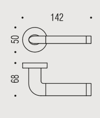 Дверная ручка Colombo TAIPAN LC11RSB золото/золото матовое LC11RSB.OL/OM