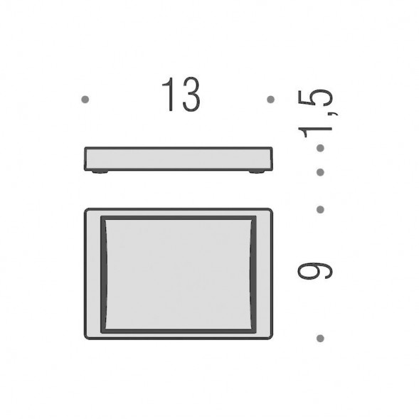 Мыльница COLOMBO DESIGN LOOK B1642 настольная цвет хром B1642.CR