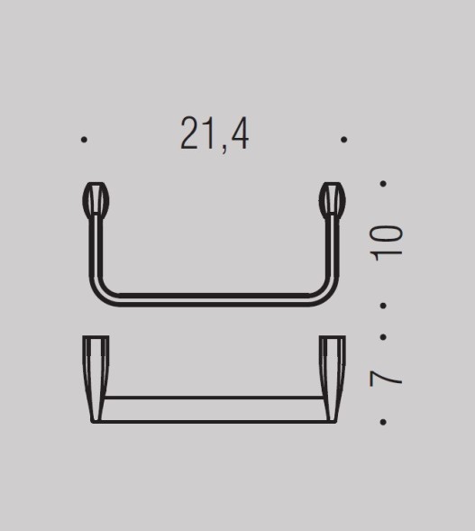 Полотенцедержатель COLOMBO DESIGN TRENTA B3031.NM кольцо цвет черный матовый