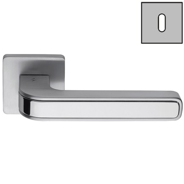 Дверная ручка Colombo TECNO MO11R хром матовый/хром MO11R.CR/CM