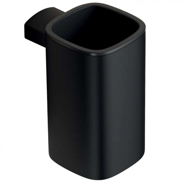 Стакан COLOMBO DESIGN TRENTA B3002.NM настенный цвет черный матовый